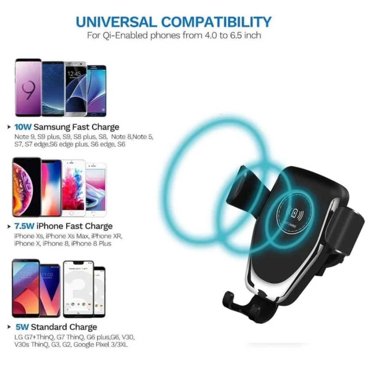 9eight5 Phone Holder & Wireless Charger reacondicionado - Reebelo España