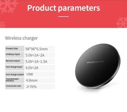 9eight5 Qi Wireless Fast Charging Pad for Phones (10W) reacondicionado - Reebelo España