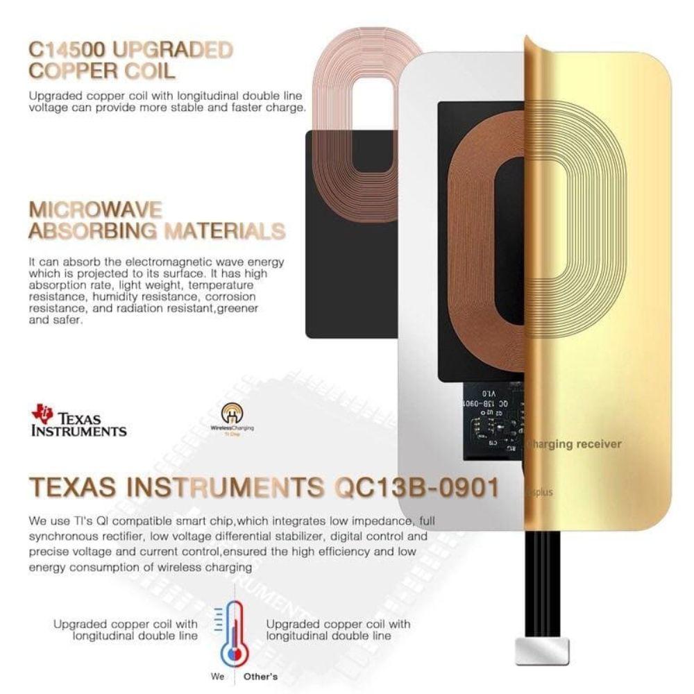 9eight5 Wireless Charging Receiver Type C Devices reacondicionado - Reebelo España