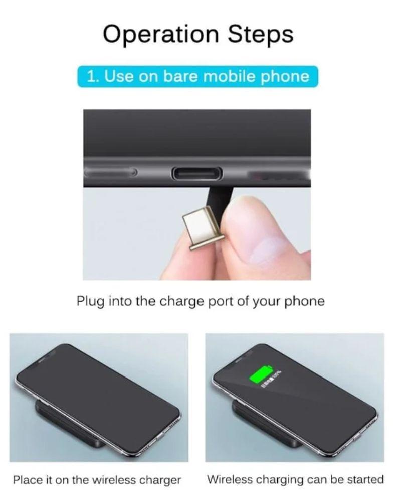 9eight5 Wireless Charging Receiver Type C Devices reacondicionado - Reebelo España