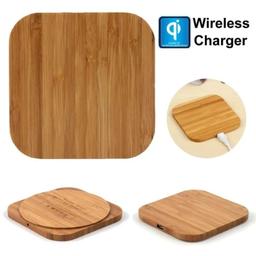 9eight5 Wood-Design Wireless Charger Pad (5W) reacondicionado - Reebelo España