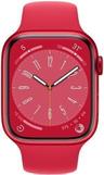 Apple Watch Series 8 (Cellular + GPS) - 32 GB - 45 mm - Rojo Caja de aluminio with Rojo Caucho Correa deportiva