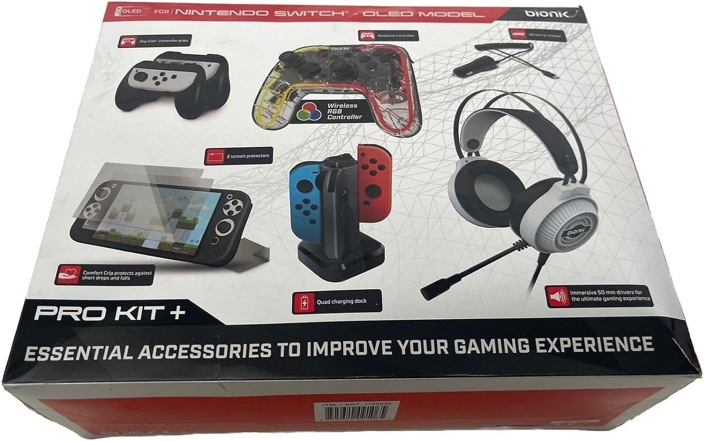 Bionik Pro Kit+ for Switch OLED reacondicionado - Reebelo España