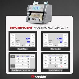 Cassida 8800R V2 Mixed Bill Counter reacondicionado - Reebelo España