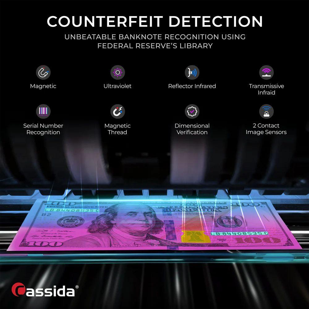 Cassida 8800R V2 Mixed Bill Counter reacondicionado - Reebelo España