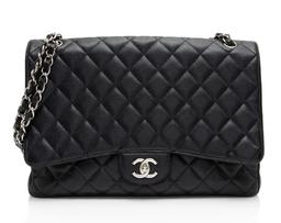 Chanel Caviar Leather Classic Maxi Single Flap Bag reacondicionado - Reebelo España