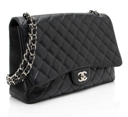 Chanel Caviar Leather Classic Maxi Single Flap Bag reacondicionado - Reebelo España