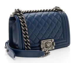 Chanel Lambskin Small Boy Bag reacondicionado - Reebelo España