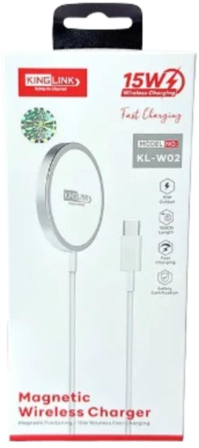 Kinglink KLW02 15W Magnetic Wireless Charger Pad (1M) reacondicionado - Reebelo España