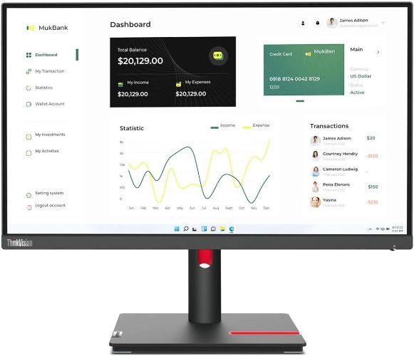 Monitor Lenovo ThinkVision P24h-30 de 23.8" reacondicionado - Reebelo España