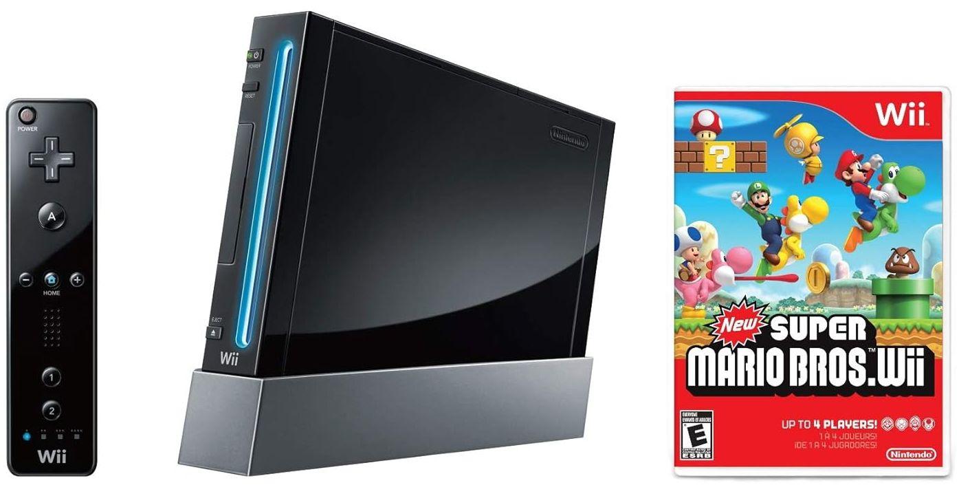 Nintendo Wii Console with New Super Mario Bros Wii reacondicionado - Reebelo España
