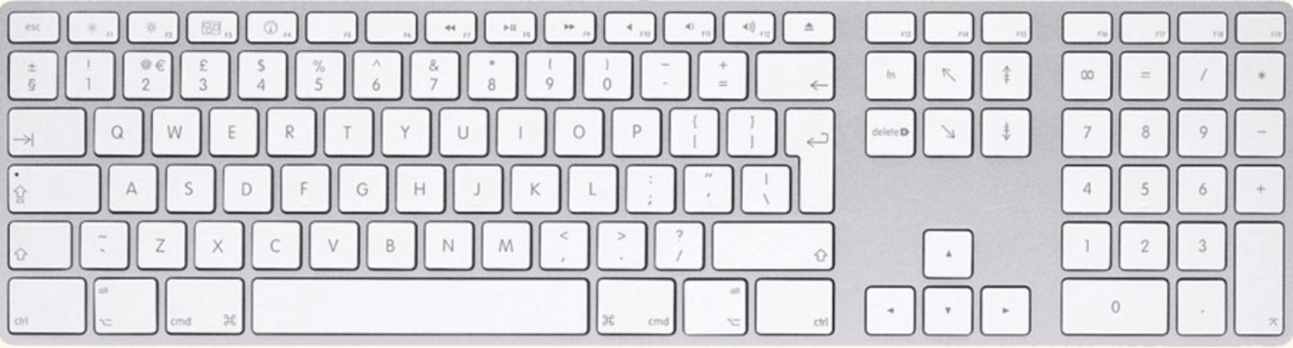 Apple Magic Keyboard with Numeric Keypad (British English) reacondicionado - Reebelo España
