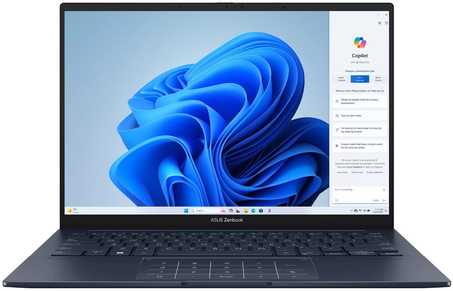 Portátil ASUS Zenbook 14 OLED UX3405CA Copilot+ PC 14" reacondicionado - Reebelo España