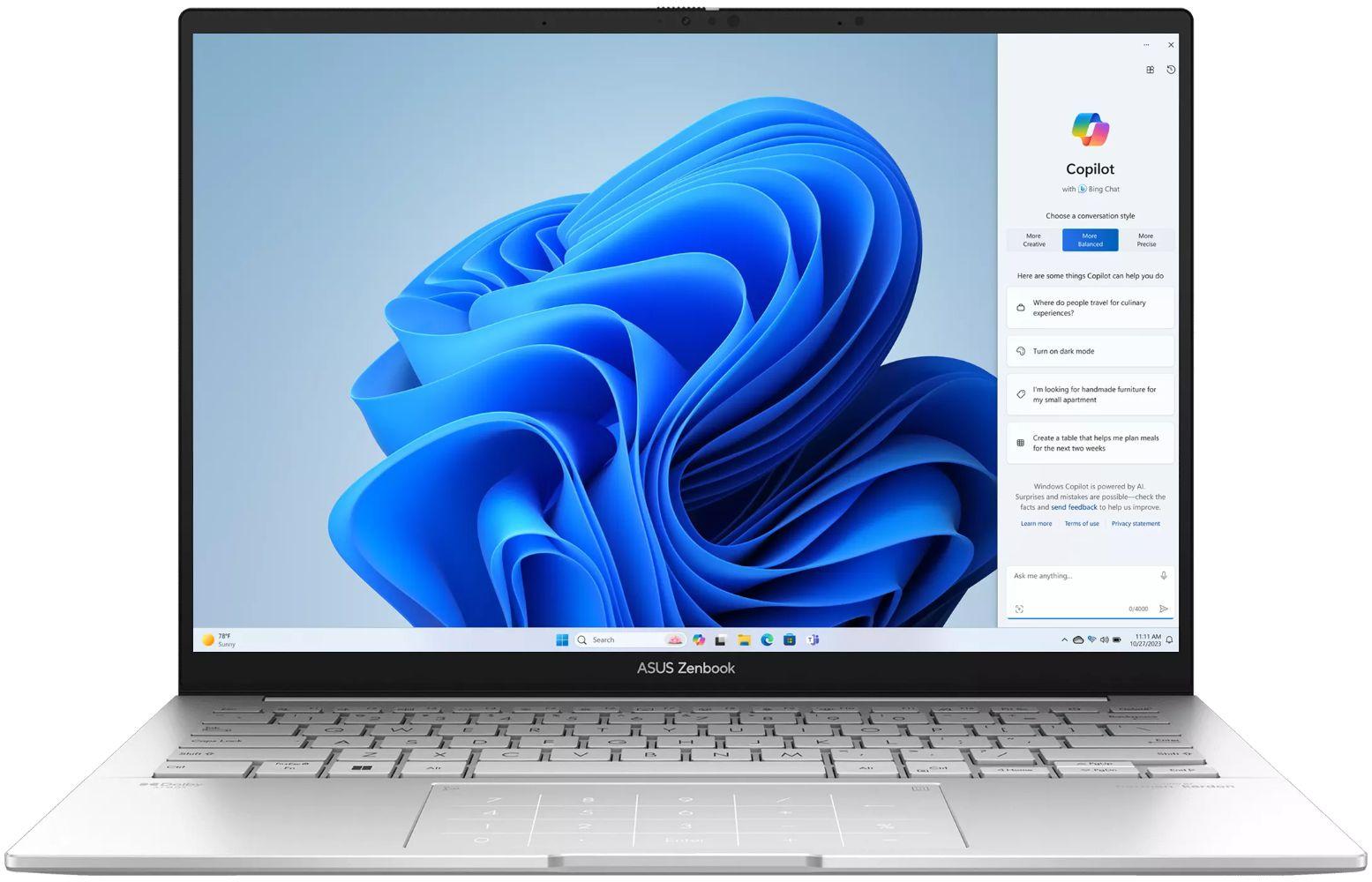 Portátil ASUS Zenbook 14 OLED UX3405CA Copilot+ PC 14" reacondicionado - Reebelo España