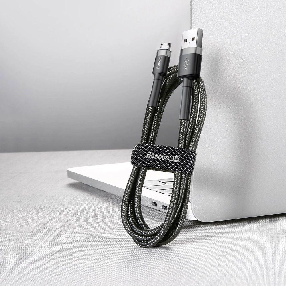Cable para Teléfono Baseus Cafule de Carga Rápida USB a Micro USB 2A (3M) reacondicionado - Reebelo España