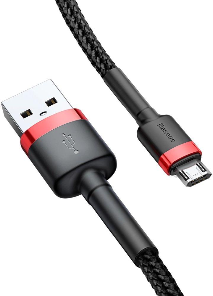 Cable para Teléfono Baseus Cafule de Carga Rápida USB a Micro USB 2A (3M) reacondicionado - Reebelo España