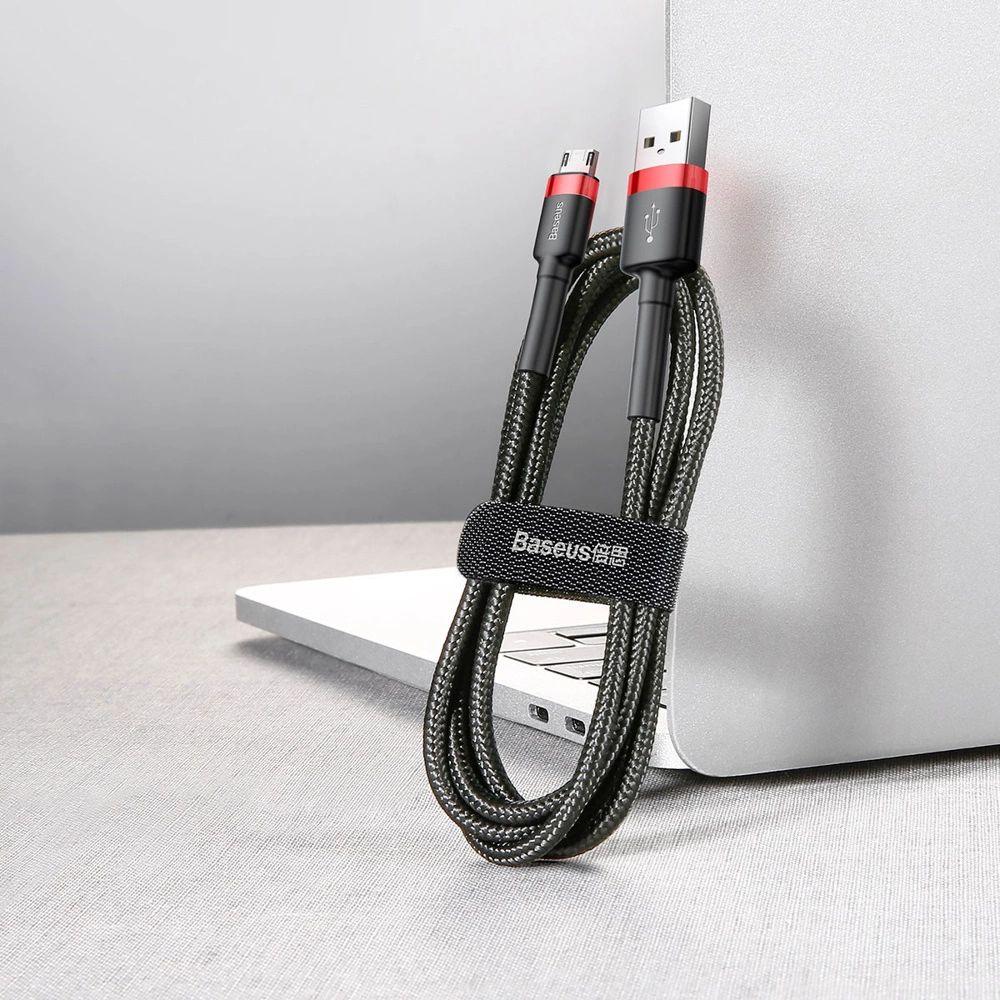 Cable para Teléfono Baseus Cafule de Carga Rápida USB a Micro USB 2A (3M) reacondicionado - Reebelo España