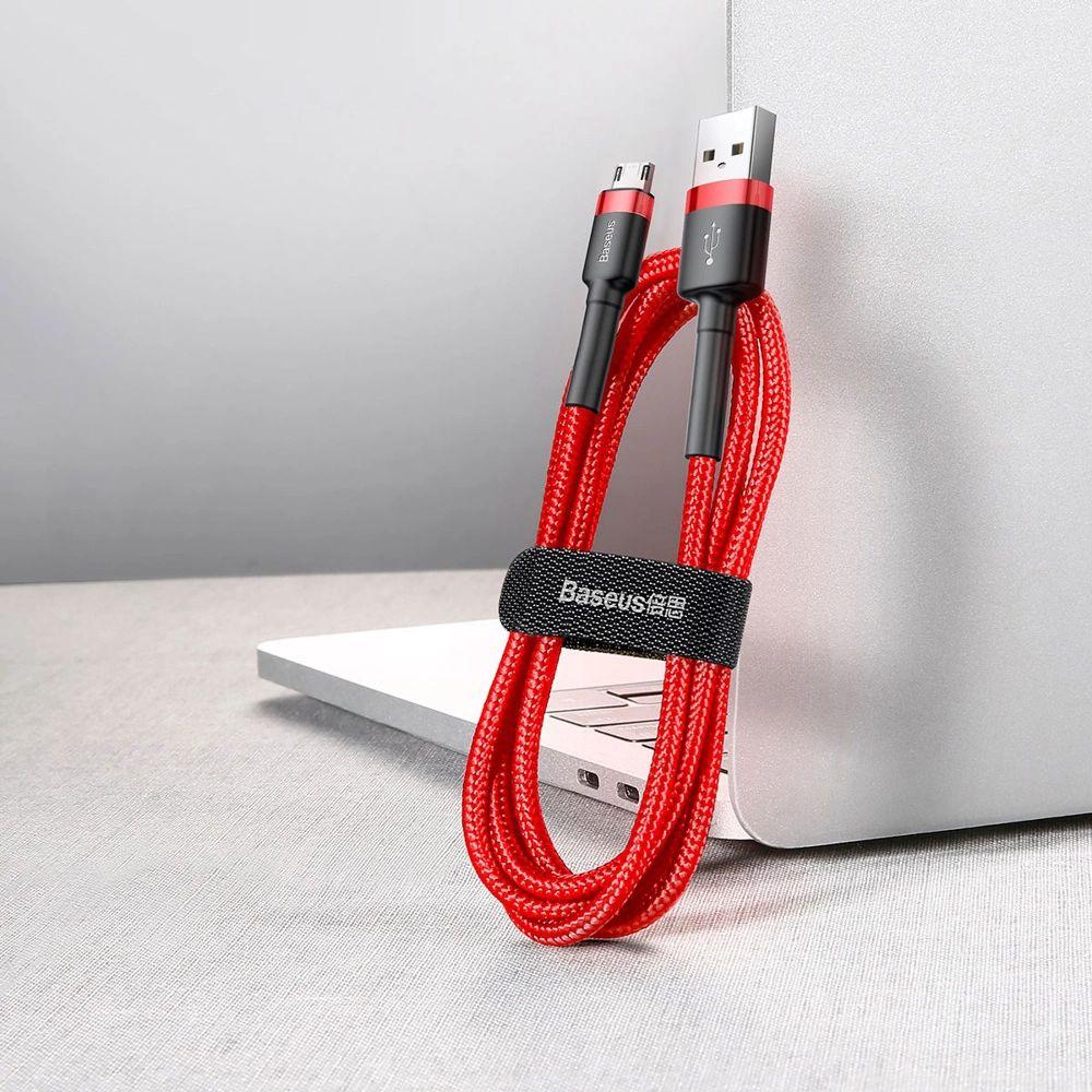 Cable para Teléfono Baseus Cafule de Carga Rápida USB a Micro USB 2A (3M) reacondicionado - Reebelo España