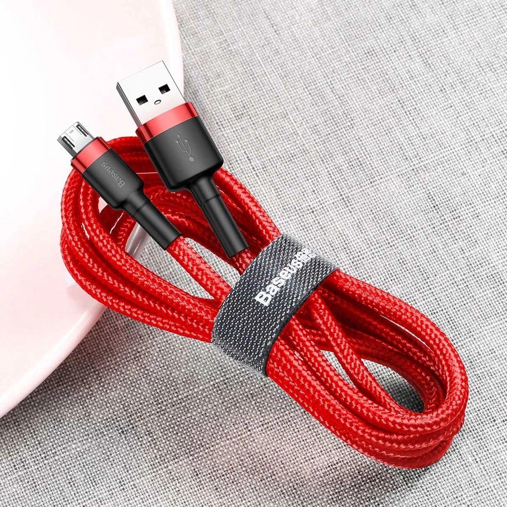 Cable para Teléfono Baseus Cafule de Carga Rápida USB a Micro USB 2A (3M) reacondicionado - Reebelo España