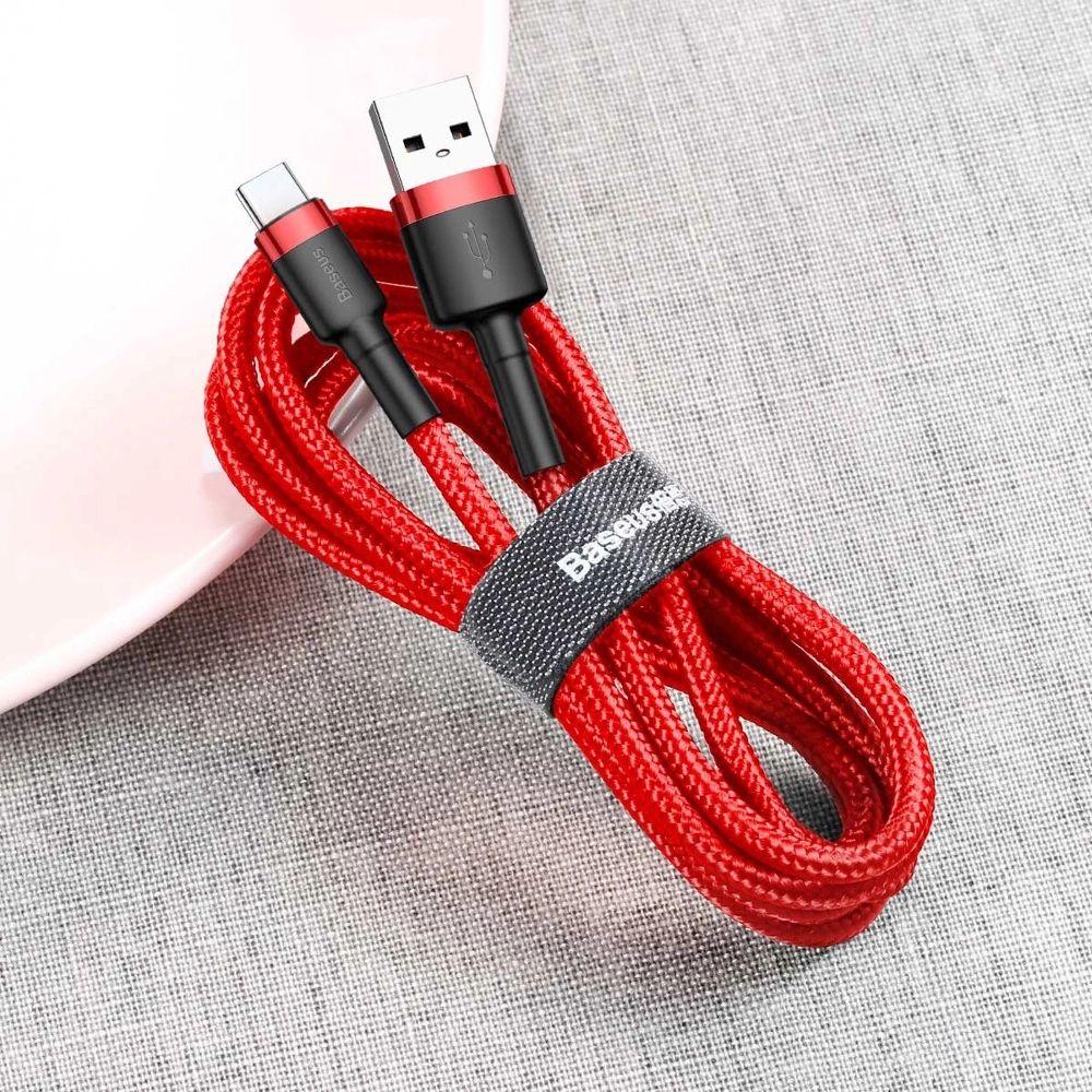 Baseus Phone Cable Cafule Fast Charging USB to Type-C USB 2A (2M) reacondicionado - Reebelo España