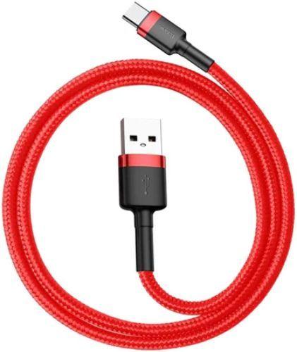 Cable para teléfono Baseus Cafule de carga rápida USB a Type-C USB 3A (1M) reacondicionado - Reebelo España