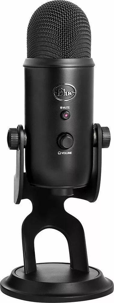 Micrófono de condensador electret multipatrón USB Blue Yeti reacondicionado - Reebelo España