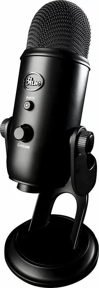 Micrófono de condensador electret multipatrón USB Blue Yeti reacondicionado - Reebelo España