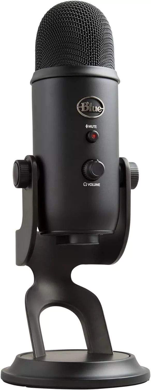 Micrófono de condensador electret multipatrón USB Blue Yeti reacondicionado - Reebelo España