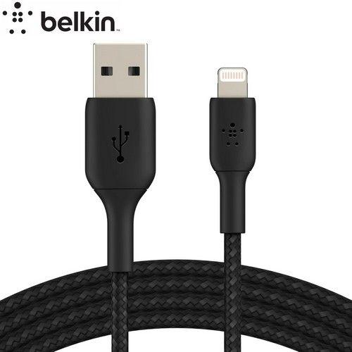 Cable Belkin BOOST CHARGE IOS a USB-A Para iPhone y iPad 1M - Negro CAA001bt1MBK reacondicionado - Reebelo España