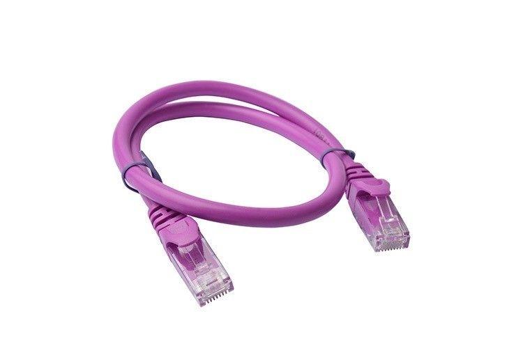 Cable 8Ware CAT6A 0.25m (25cm) - Color Morado RJ45 Ethernet Network LAN UTP Patch Cord Snagless reacondicionado - Reebelo España