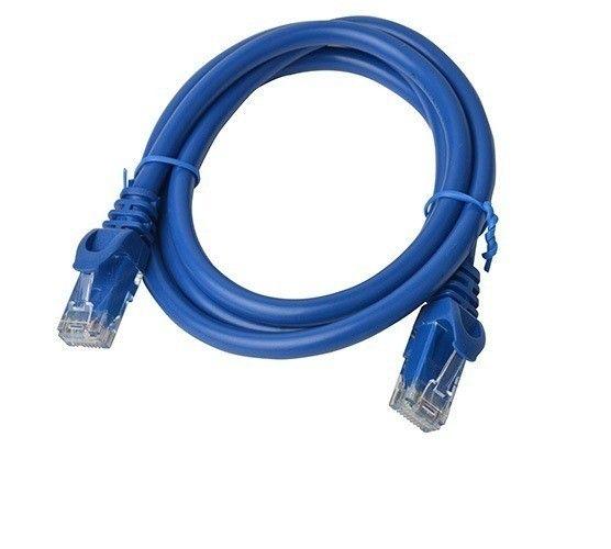 Cable 8Ware CAT6A de 1 m - Color azul, cable de conexión de red Ethernet RJ45 LAN UTP, sin enganches reacondicionado - Reebelo España
