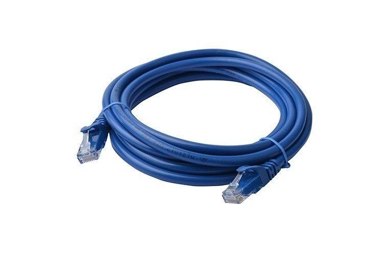 Cable 8Ware CAT6A 3m - Color Azul RJ45 Ethernet Red LAN UTP Cable de Conexión Sin Enganches reacondicionado - Reebelo España