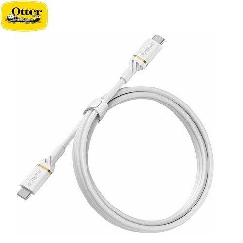 Cable de Carga Rápida y Transferencia de Datos OtterBox USB-C a USB-C 1M Shimmer 78-52672 Blanco reacondicionado - Reebelo España