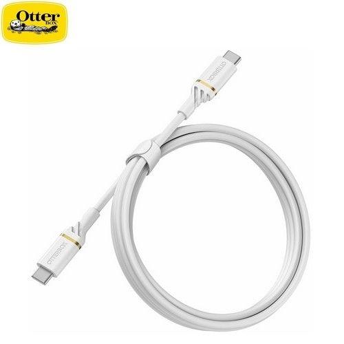 Cable OtterBox de Carga Rápida y Transferencia de Datos USB-C a USB-C 2M Shimmer 78-52673 Blanco reacondicionado - Reebelo España