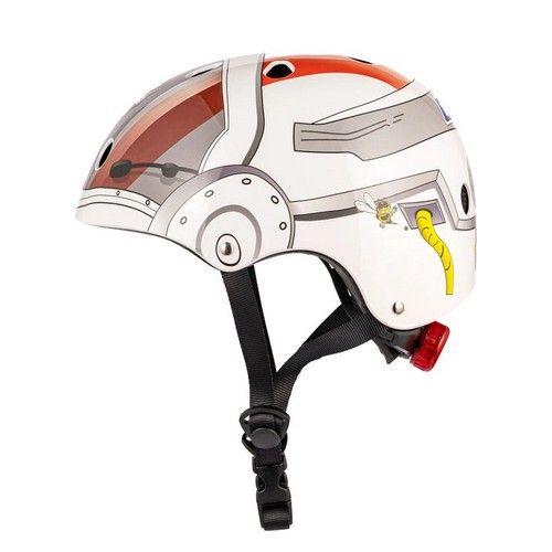 LIDS Children's Bicycle & Scooter Helmet with Flashing Safety Lights - Major Tom Style reacondicionado - Reebelo España