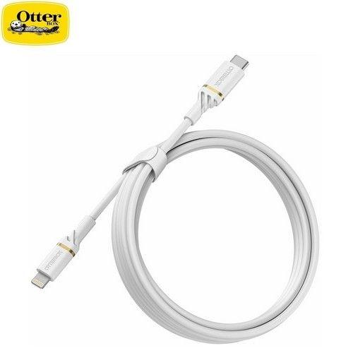 Cable OtterBox de Lightning a USB-C de Carga Rápida Blanco Cloud Dust 2M 78-52646 reacondicionado - Reebelo España