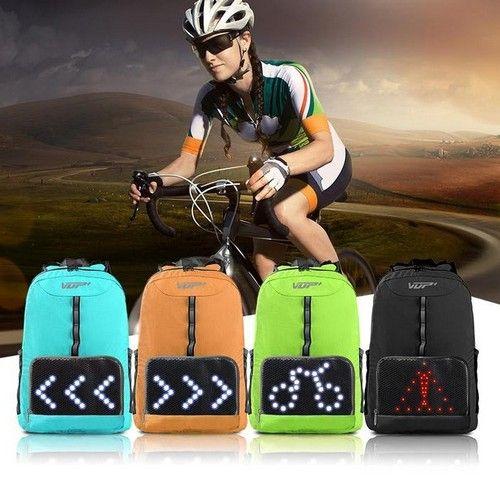 Lightweight Cycling Backpack with LED Lighting indicators reacondicionado - Reebelo España