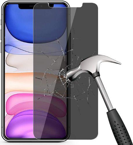 Nuglas (2 unidades) Protector de Pantalla de Cristal Templado Plano con Privacidad para iPhone 11/ XR reacondicionado - Reebelo España
