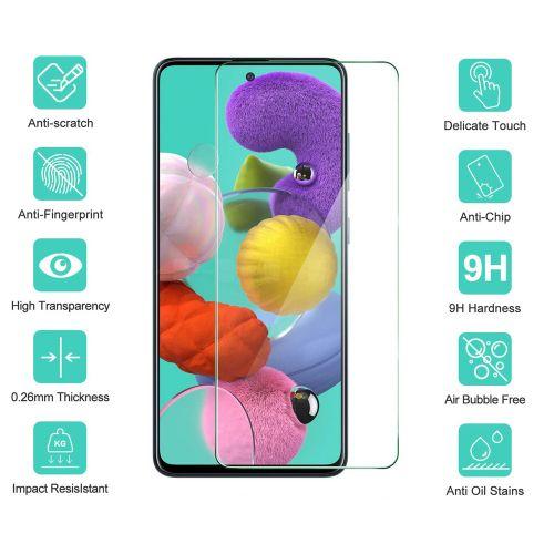 Protector de Pantalla de Vidrio Templado Transparente Plano Nuglas para Galaxy A71 / A21S reacondicionado - Reebelo España