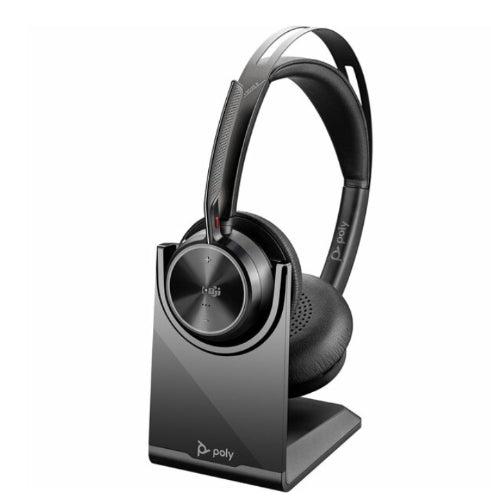Poly com Voyager Focus 2 UC USB-C Headset with Charge Stand (VFOCUS2) reacondicionado - Reebelo España