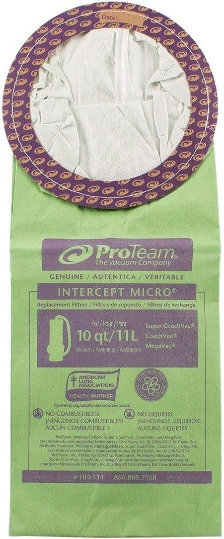 ProTeam Paquete de 10 Compatible con (Coachvac | Super Coachvac | Megavac) reacondicionado - Reebelo España