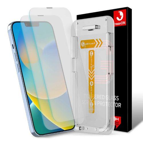 Tough On Paquete de 2 Protectores de Pantalla de Cristal Templado con Kit de Instalación para iPhone 14 reacondicionado - Reebelo España