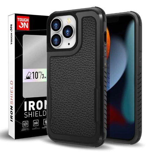 Tough On Iron Shield Funda de Cuero para iPhone 14 Pro Max reacondicionado - Reebelo España