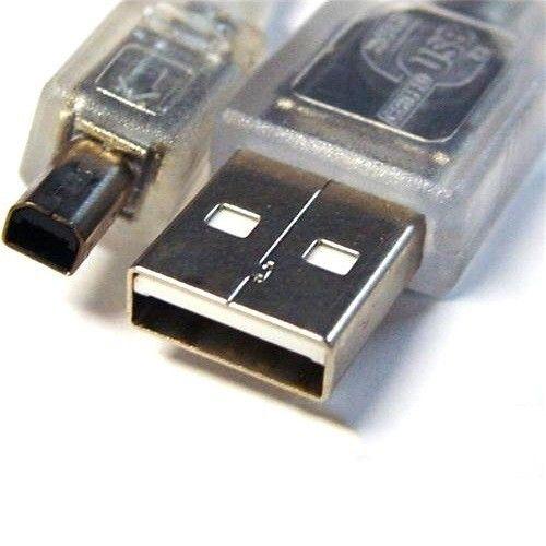 Cable USB 2.0 8Ware de 3m A a B Mini de 4 pines, funda metálica transparente, aprobado por UL reacondicionado - Reebelo España