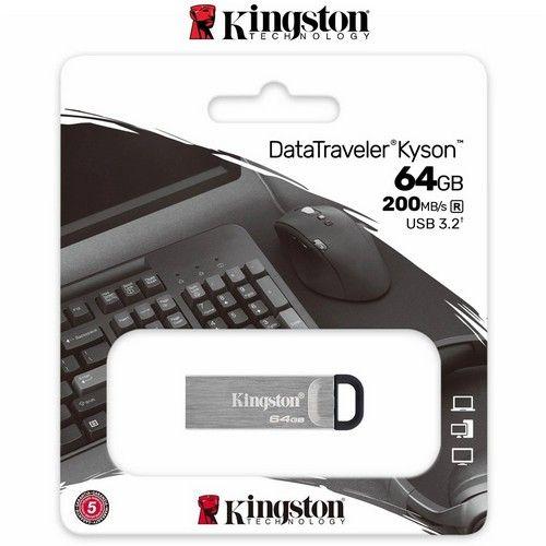 Kingston technology USB Drive 64GB Data Traveler USB 3.2 Kyson Flash Drive Memory Stick PC reacondicionado - Reebelo España