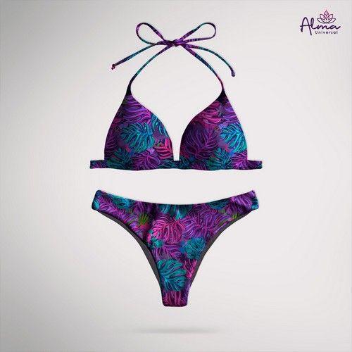 Women bikini Two Piece Swimsuit ocean love REVERSIBLE bottom CORAL LOVE Swimwear made from recycled plastic bottles Variant Size Value L reacondicionado - Reebelo España